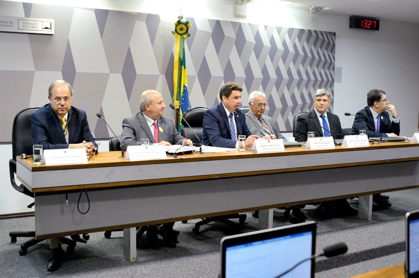 Audiência na Comissão de Infraestrutura do Senado