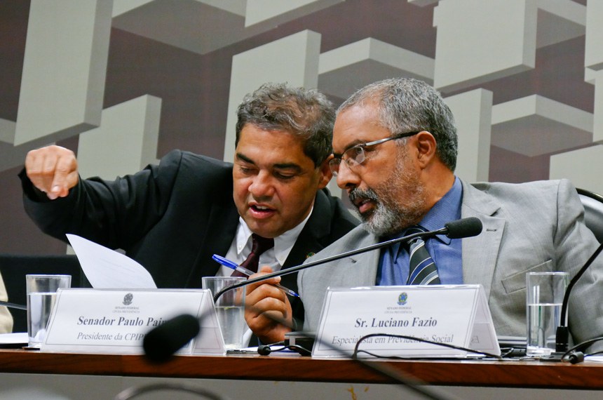 O senador Hélio José (PMDB-DF) é o relator e o senador Paulo Paim (PT-RS) é o presidente da CPI da Previdência