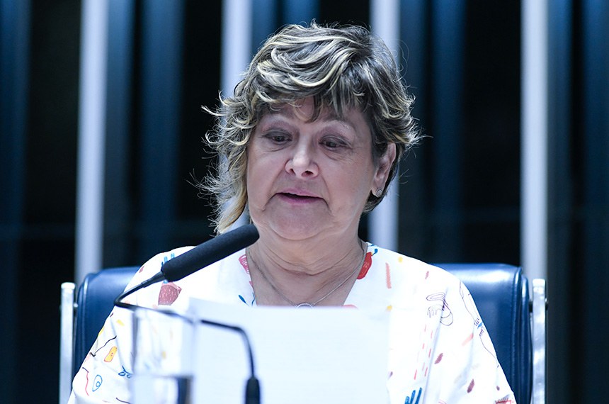 À mesa, em pronunciamento, coordenadora-geral da Secretaria Executiva da Rede Nacional Primeira Infância (RNPI), Solidade Menezes.