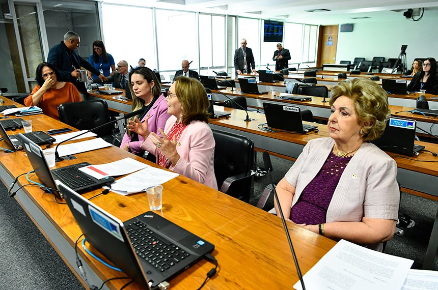 Bancada:
senadora Damares Alves (Republicanos-DF);
senadora Augusta Brito (PT-CE);
senadora Zenaide Maia (PSD-RN);
senadora Ivete da Silveira (MDB-SC).