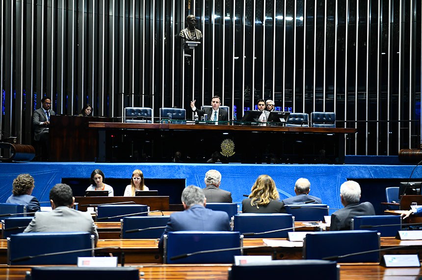 Mesa:
presidente do Senado Federal, senador Rodrigo Pacheco (PSD-MG);
secretário-geral da Mesa do Senado Federal, Gustavo A. Sabóia Vieira.