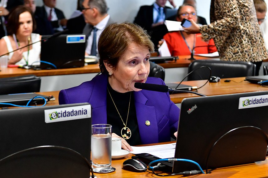 Em pronunciamento, à bancada, senadora Tereza Cristina (PP-MS).