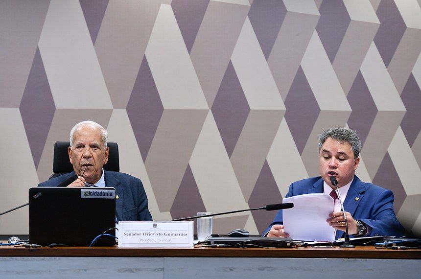 Mesa:
presidente eventual da CTIADMTR, senador Oriovisto Guimarães (Podemos-PR);
relator da CTIADMTR, senador Efraim Filho (União-PB) em pronunciamento.