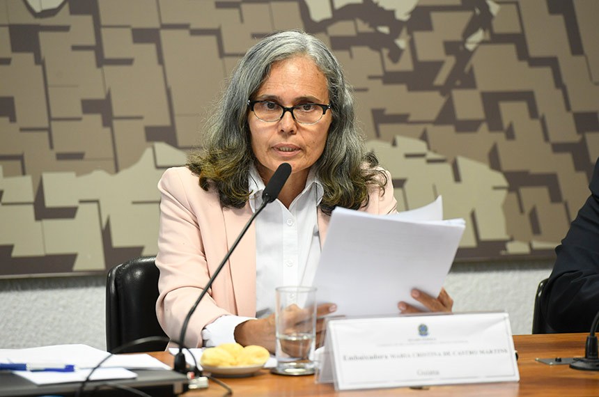 EM pronunciamento, à mesa, indicada para exercer o cargo de embaixadora do Brasil na República Cooperativa da Guiana, Maria Cristina de Castro Martins (MSF 76/2023).