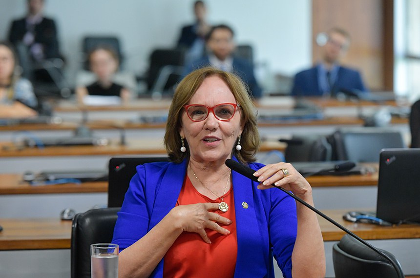 Em pronunciamento, à bancada, relatora ad hoc do PL 3.126/2021, senadora Zenaide Maia (PSD-RN).