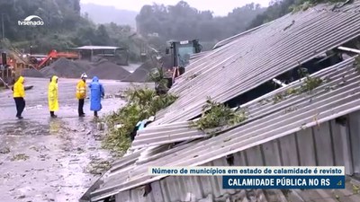 Enchentes no RS: número de municípios em estado de calamidade é revisto