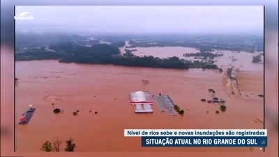 Rio Grande do Sul: chuva diminui com chegada de frente fria, mas nova inundação acontece no Guaíba