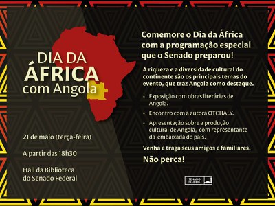 Encontro literário comemora Dia da África no Senado