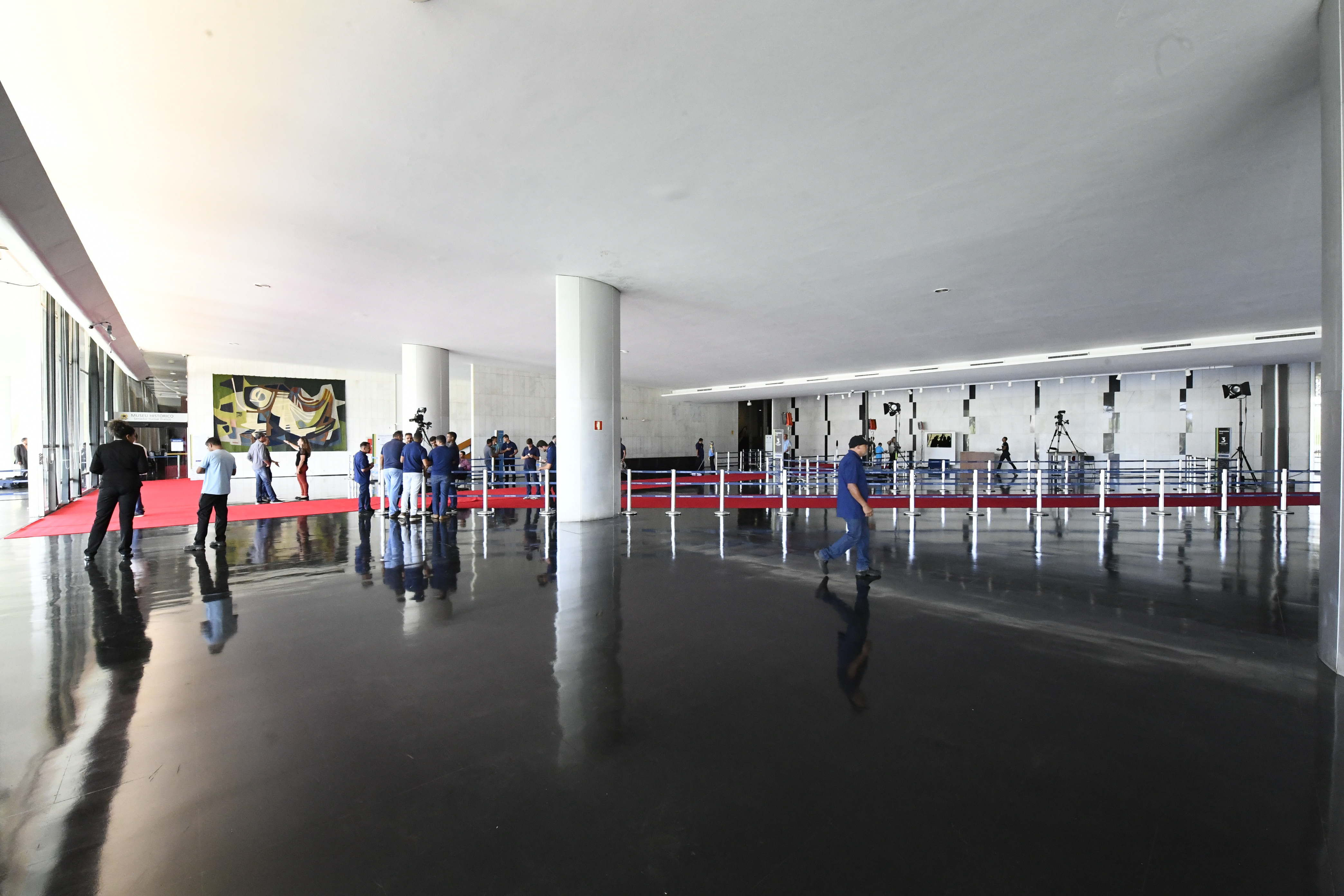 Salão Negro do Congresso Nacional. Preparativos para a Posse Presidencial 2019.