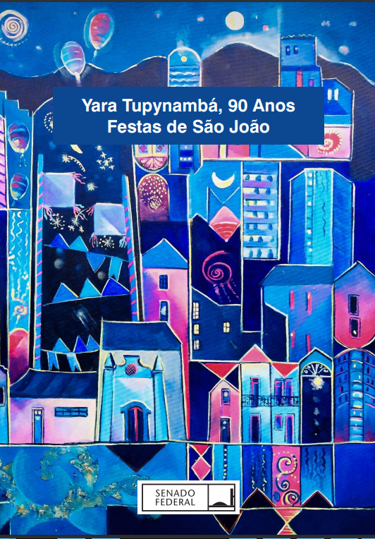 Capa do cátalogo da exposição em homenagem a Yara Tupynambá