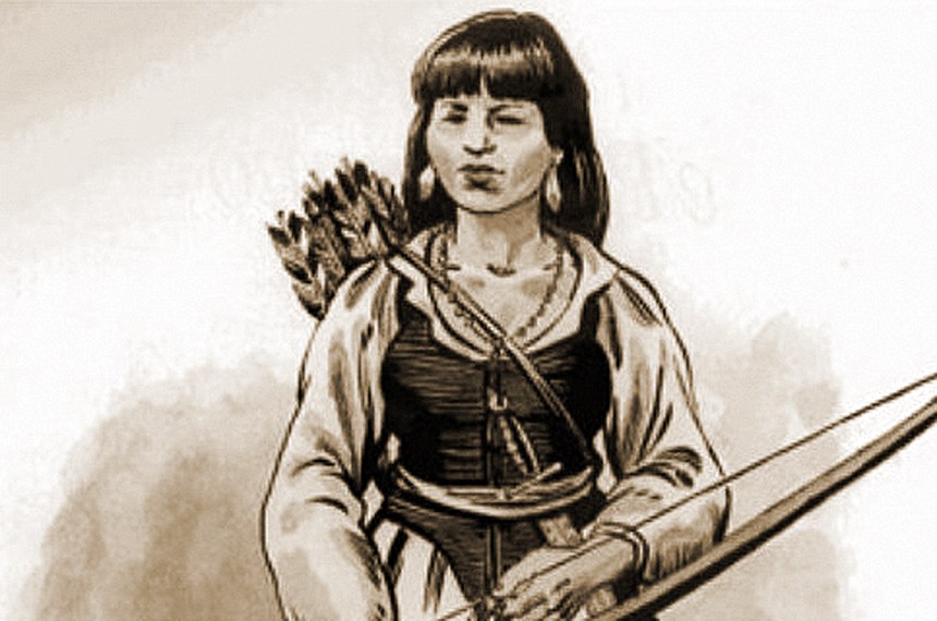 Indígena, Clara Filipa Camarão liderou mulheres contra as invasões holandesas no século XVII, em Pernambuco. É uma das agraciadas do Bertha Lutz