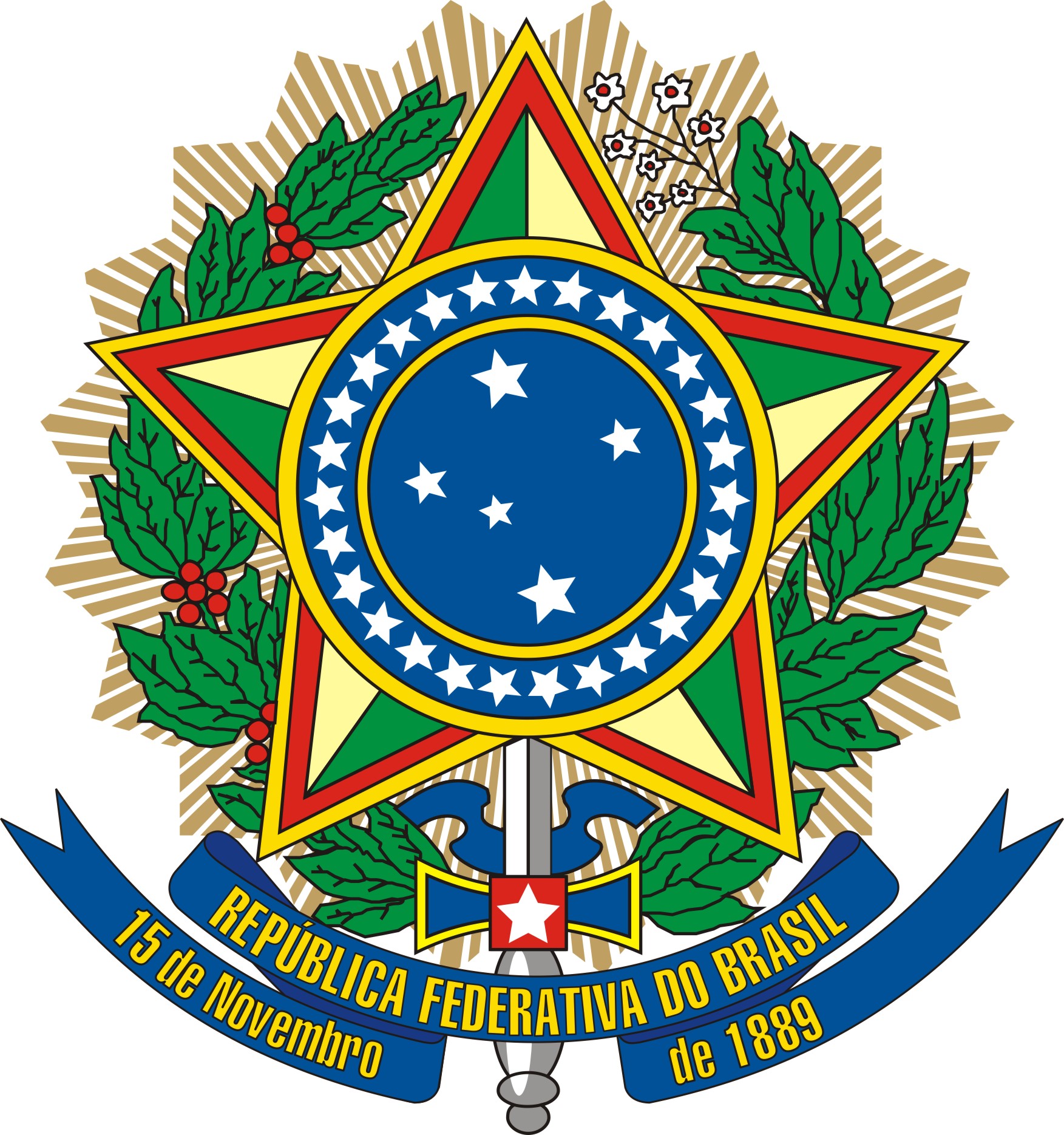 Герб бразилии описание