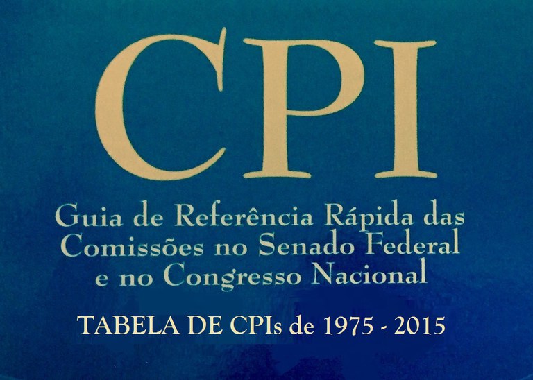 Capa - TABELA DE CPIs de 1975 - 2015