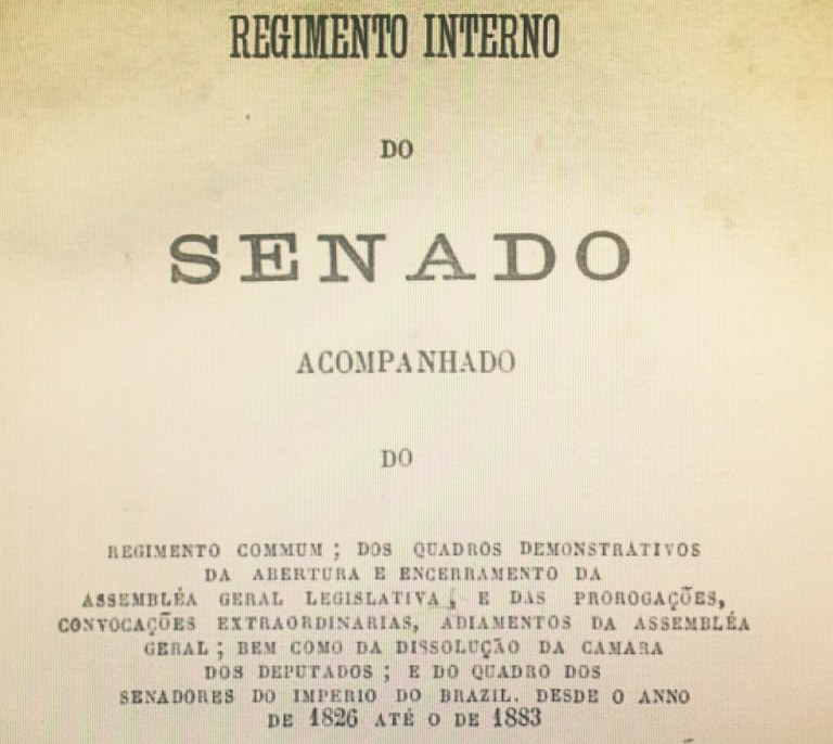 Regimento Interno 1826