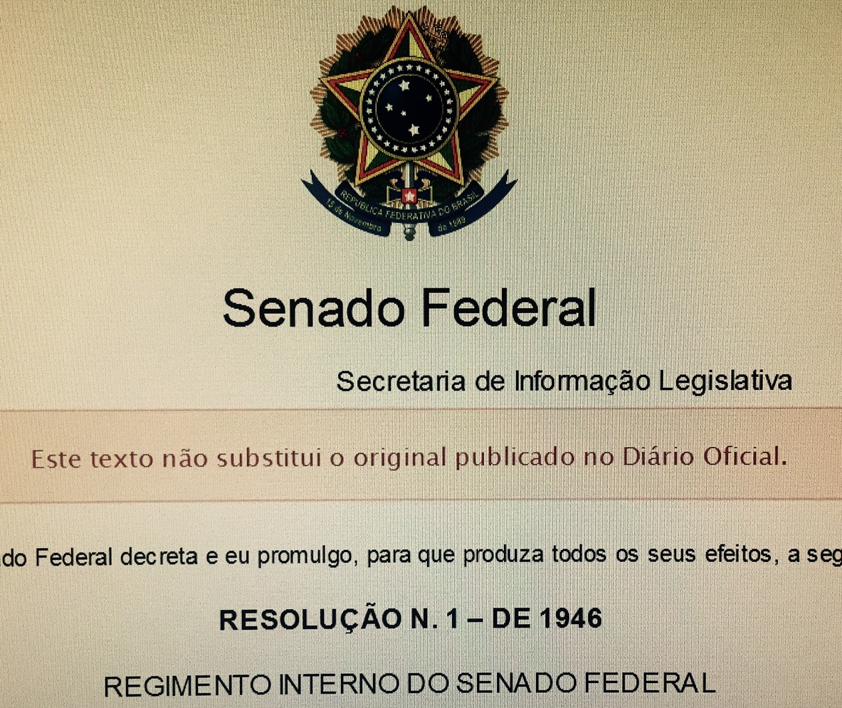 Regimento Interno 1946