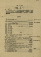 Emendas Aprovadas pela Câmara do Orçamento de 1863-1864