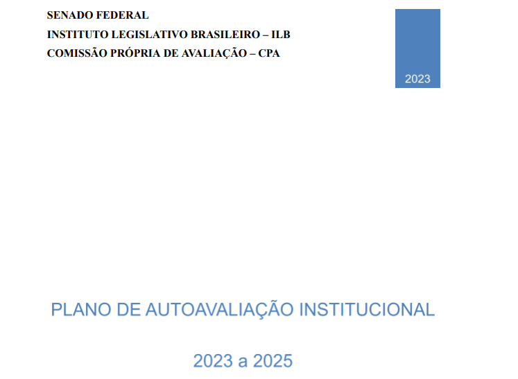 Aprovação do Plano de Autoavaliação Institucional 2023-2025