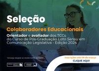 Seleção de Colaboradores Educacionais - Orientador e Avaliador de TCC
