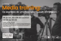 Workshop "Media Training: os segredos de uma boa relação com a imprensa"
