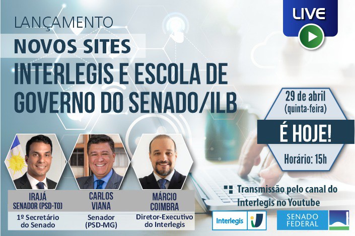 live lançamento do portal