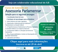 Credenciamento de colaboradores educacionais para o Curso de Extensão em Assessoria Parlamentar