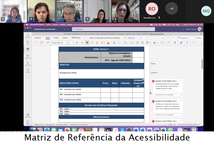 ILB apresenta iniciativas para Plano de Acessibilidade do SF