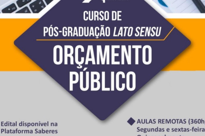 Selecionados alunos especiais para 02 disciplinas do Curso de Orçamento Público