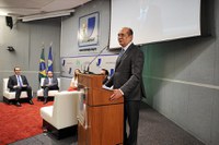 Gilmar Mendes fez palestra no Interlegis a convite de Grupo de Estudos em Direito