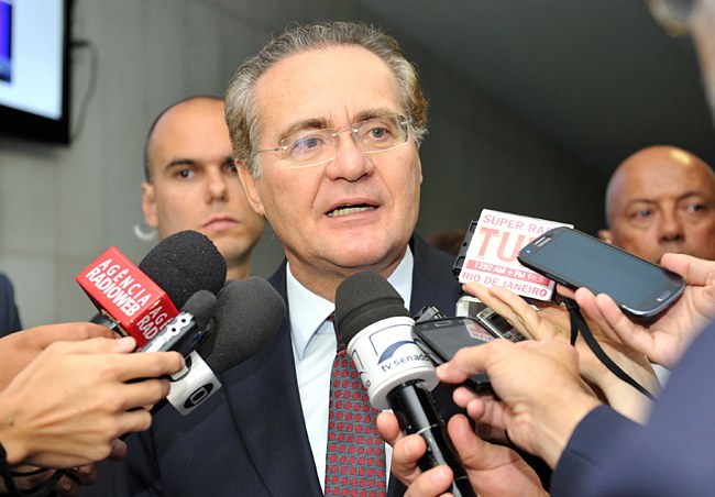 Ninguém substitui o Congresso Nacional, afirma o presidente do senado, Renan Calheiros (PMDB-AL). Foto: Jane de Araújo