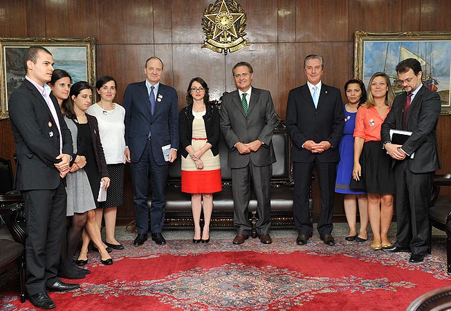 Renan Calheiros (PMDB-AL) recebe executivos da Pernod Ricard