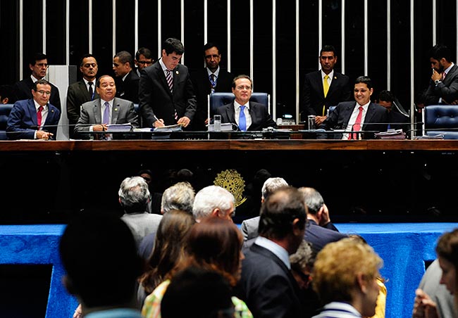 Agenda Brasil: plenário aprova mudança na Constituição para amenizar conflitos com indígenas. Foto: Jonas Pereira