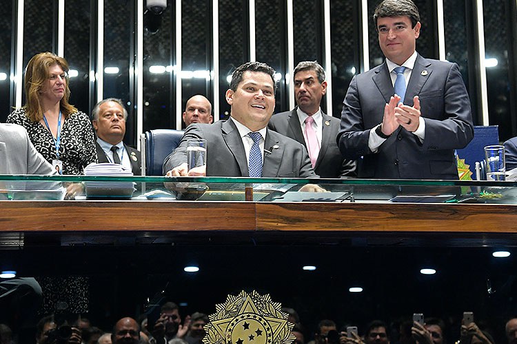 Davi Alcolumbre presidente do Senado Federal. Foto: Marcos Brandão 