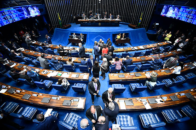 Senado conclui votação da Reforma da Previdência em primeiro turno. Foto: Marcos Oliveira