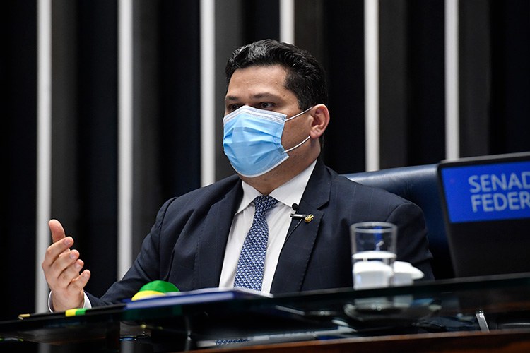 Davi faz balanço legislativo ao deixar a Presidência do Senado. Foto: Marcos Brandão