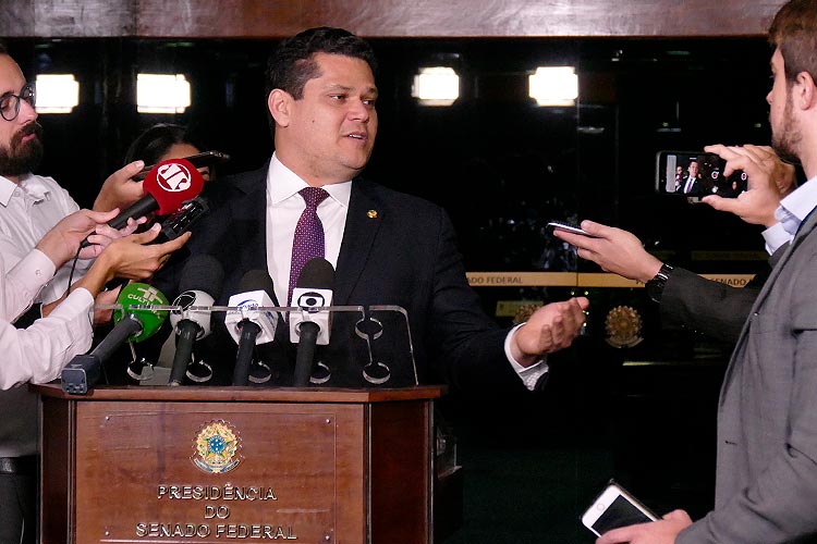 É um poder discricionário do presidente da República, diz Davi sobre indicação de Eduardo Bolsonaro. Foto: Roque de Sá
