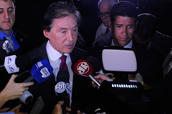 'Votação da meta fiscal depende da CMO’, diz Eunício. Foto: Marcos Brandão