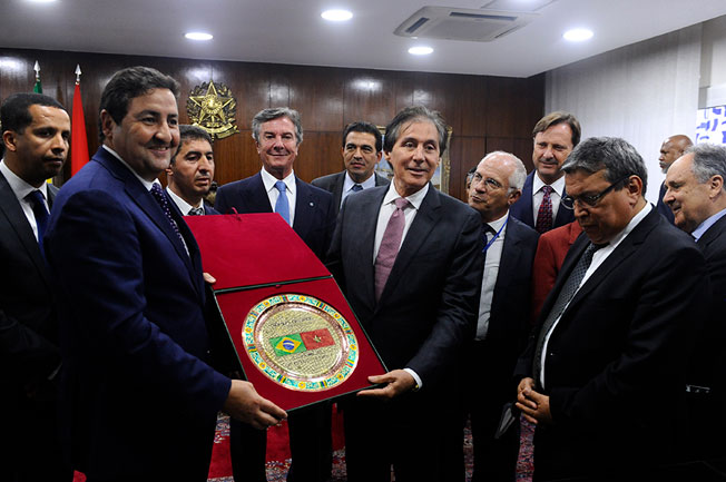 Legislativos de Brasil e Marrocos fecham acordo de cooperação. Foto: Jonas Pereira