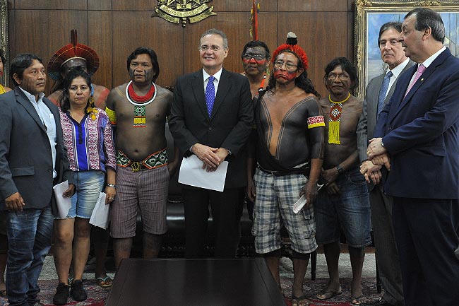 Líderes indígenas pedem rejeição de proposta que altera demarcação. Foto: Jane de Araújo