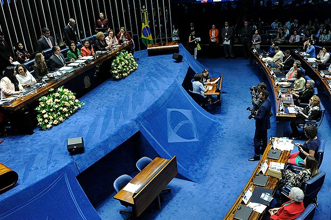Senadores dedicam dia de votações para a pauta feminina. Foto: Jane de Araújo