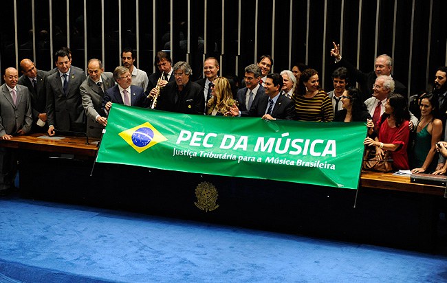 Plenário aprova a PEC da Música com 61 votos a favor - Foto: Jonas Pereira