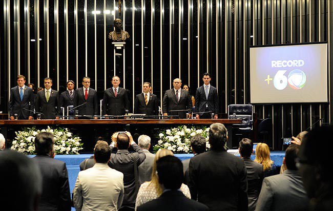 Congresso Nacional comemora 60 anos da TV Record - Foto: Jane de Araújo