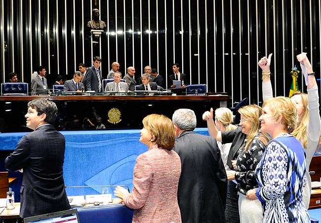 Plenário aprova crime de feminicídio. Foto: Waldemir Barreto