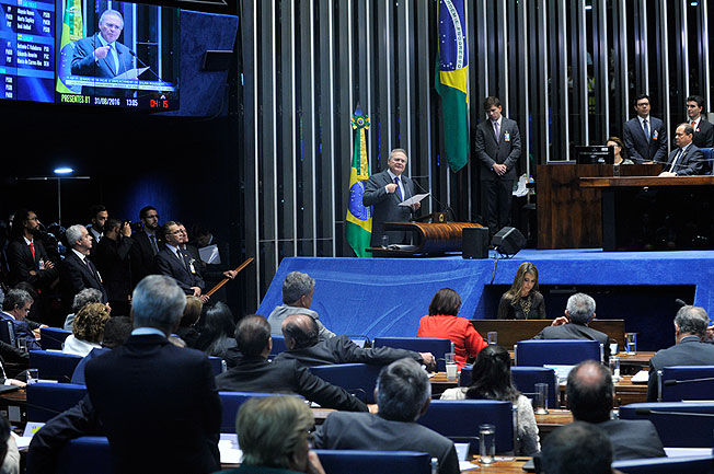 Renan diz que Congresso seguiu Constituição em todos os momentos do impeachment. Foto: Jane de Araújo