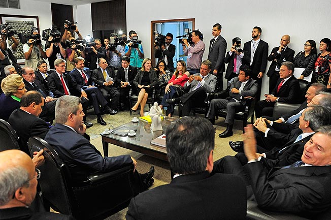 Em reunião com Renan Lewandowski diz que “juízes do impeachment são os senadores”. Foto: Jonas Pereira