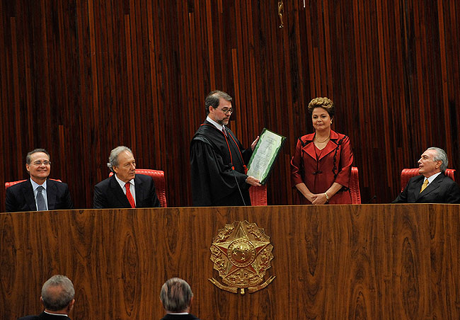 Renan prestigia diplomação de Dilma Rousseff. Foto: Jonas Pereira
