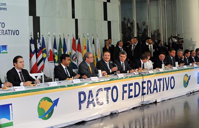 Presidente do senado, Renan Calheiros (PMDB-AL), reúne governadores para definir pauta federativa. Foto: Jane de Araújo.