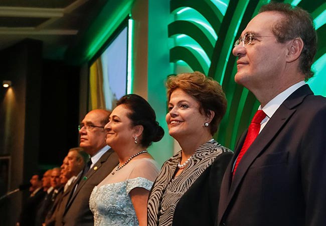 Renan prestigia posse de Kátia Abreu na CNA. Foto: Ricardo Stuckert Filho