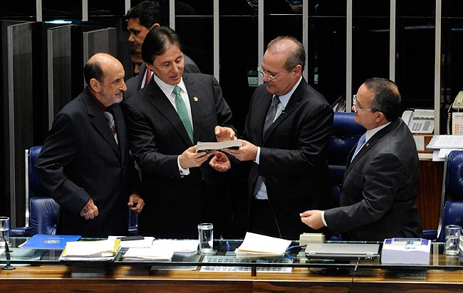 Renan recebe anteprojeto da Reforma do Código Penal - Foto: Jonas Pereira