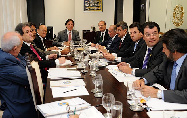 Reunião da bancada do PMDB fecha questão ao Orçamento Impositivo - Foto: Jonas Pereira