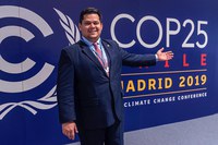 “O Parlamento brasileiro respeita a legislação ambiental,” diz Davi na COP 25